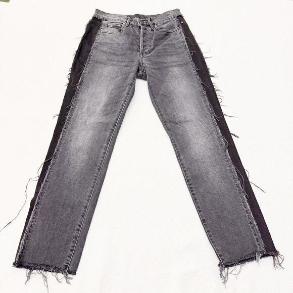 3x1 Fringe Accent Straight Leg Denim Jeans Size 25 - Picture 2 of 6